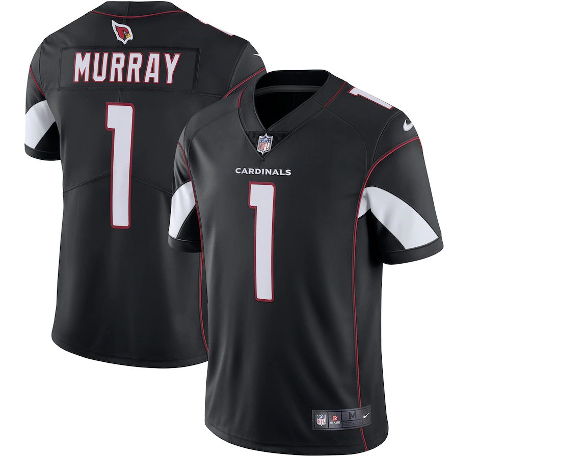 Men Arizona Cardinals #1 Kyler Murray Nike Black Vapor Limited NFL Jersey